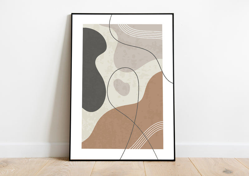 Abstract Lines modern wall art design home decoration prints