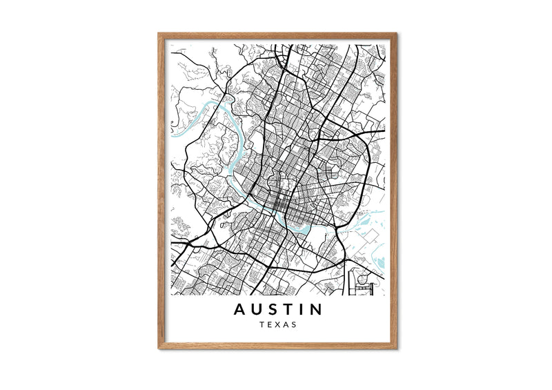 Printable Map Of Texas Austin
