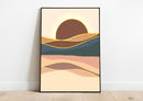 Landscape abstract prints modern wall art design décor