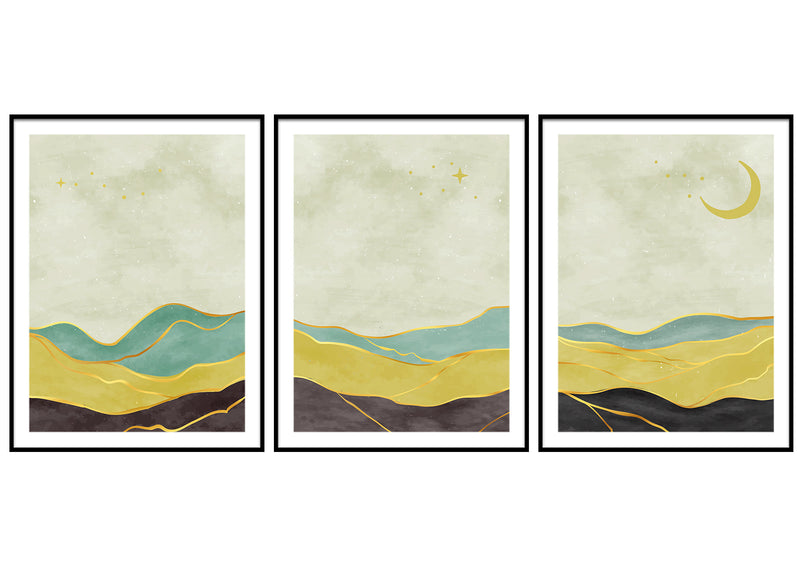 Minimal Mountains contemporary modern wall art Design décor