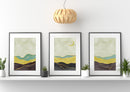 Minimal Mountains contemporary modern wall art Design décor