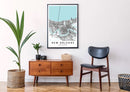 New Orleans Louisiana print poster map wall modern art home design