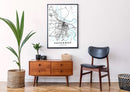 Savannah Georgia print poster map wall modern art home design