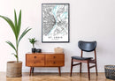 St Luis Missouri poster map print wall modern art home design